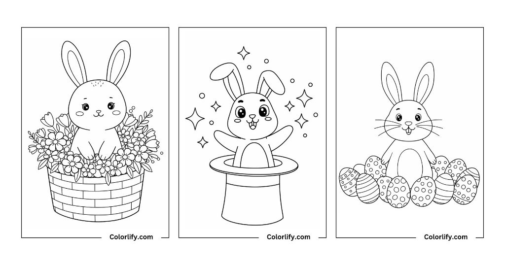 Rabbit Coloring Pages