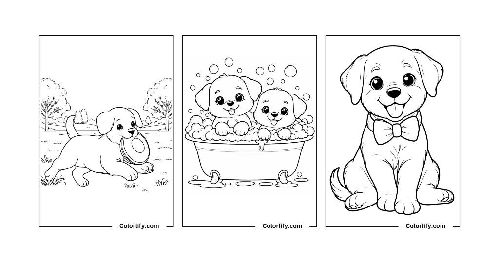 Puppy Coloring Pages