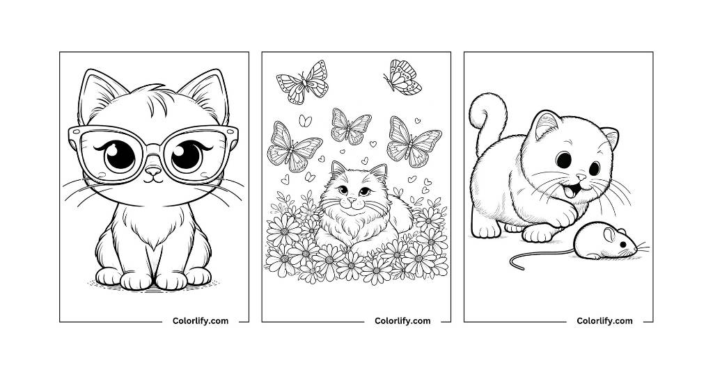 Cat Coloring Pages