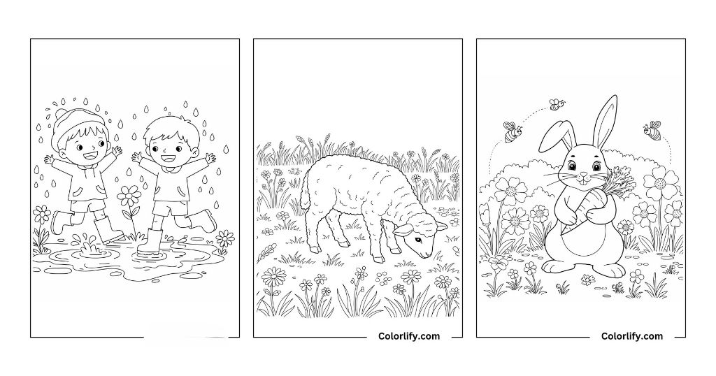 Spring Coloring Pages
