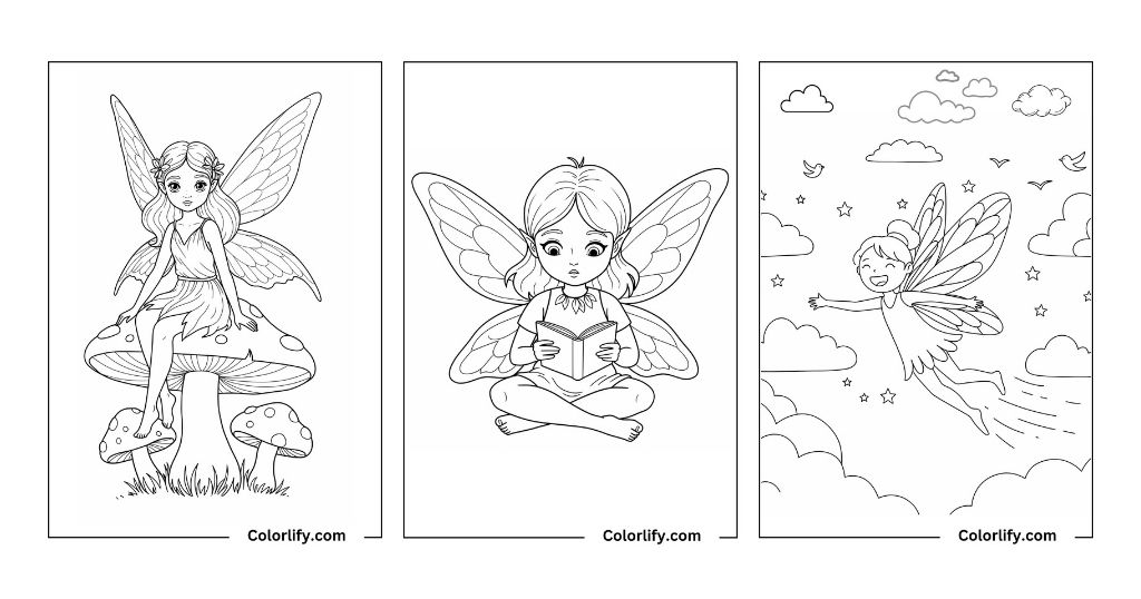 Fairy Coloring Pages